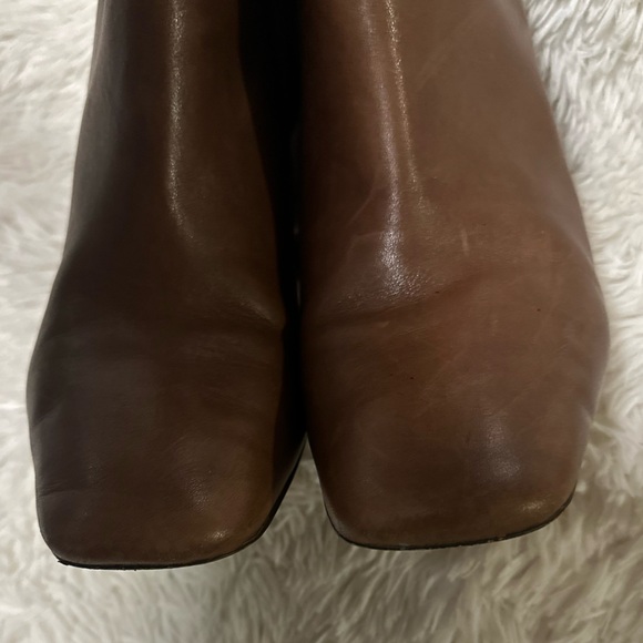 Sam Edelman Codie Brown Leather Ankle Boots - Picture 8 of 11